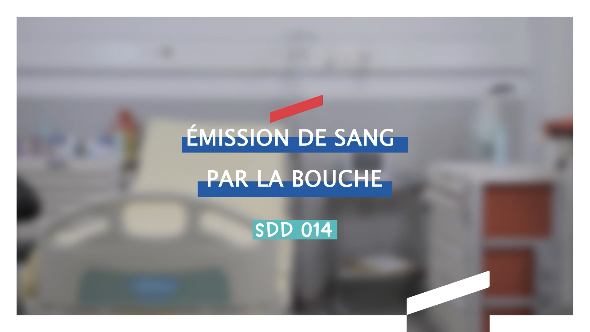 Émission de sang par la bouche