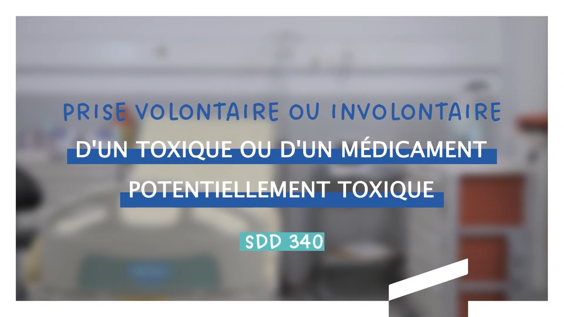 Prise volontaire ou involontaire d'un toxique ou d'un médicament potentiellement toxique