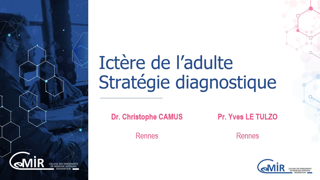 VIII.53.1 Ictère et stratégie diagnostique