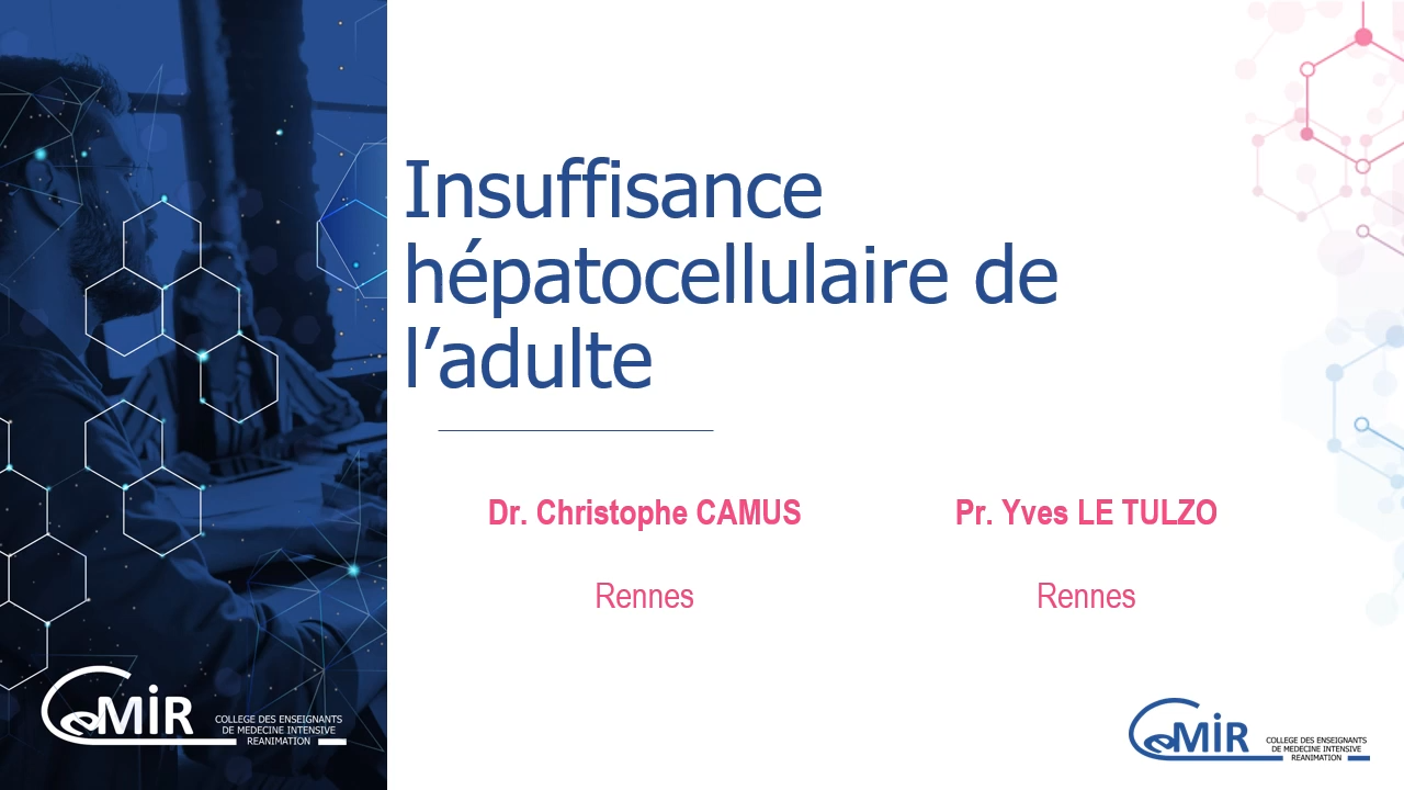 VIII.53.2 Insuffisance hépato-cellulaire