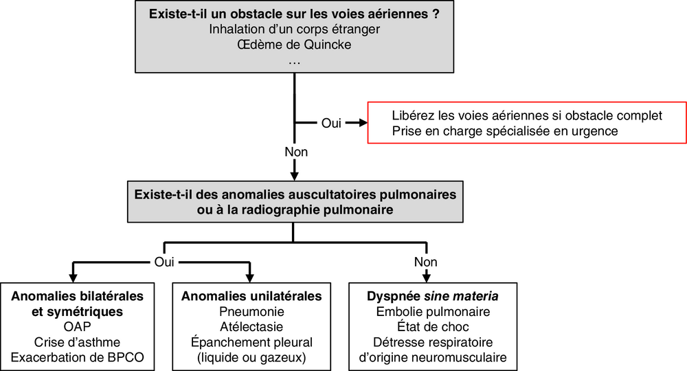 A Insuffisance respiratoire aiguë : raisonnement étiologique simplifié